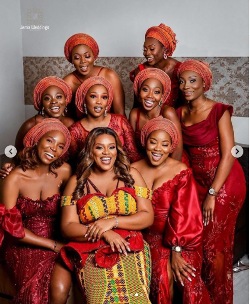 Selasie and her bridesmaids