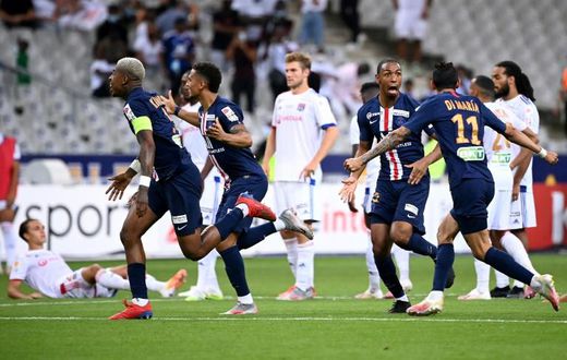 Paris Saint-Germain beat Lyon on penalties in Friday's French League Cup final. They play Atalanta in the Champions League quarter-finals on August 12