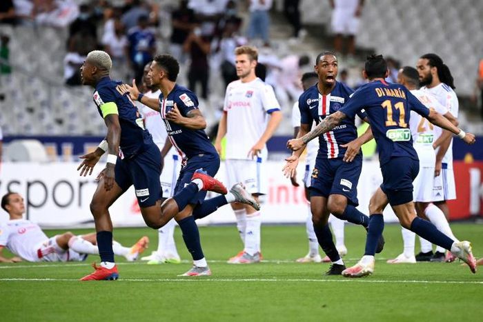 Paris Saint-Germain beat Lyon on penalties in Friday's French League Cup final. They play Atalanta in the Champions League quarter-finals on August 12
