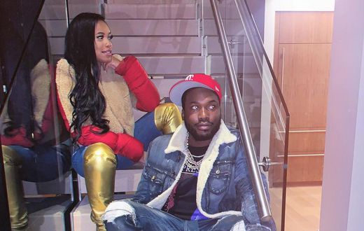 Meek Mill and Milan Harris [Instagram/IamMilanRouge]
