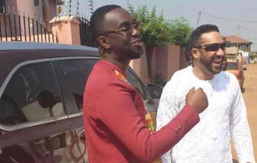 Majid Michel at Joe Mettle's wedding