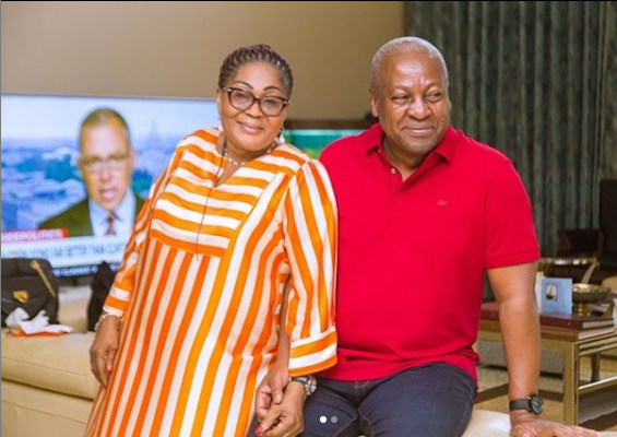John and Lordina Mahama