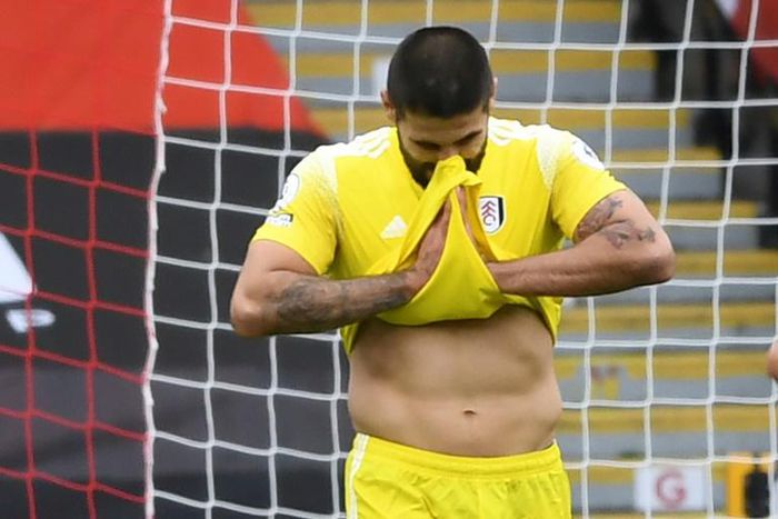 Worse to come: Fulham striker Aleksandar Mitrovic suffered after his penalty miss