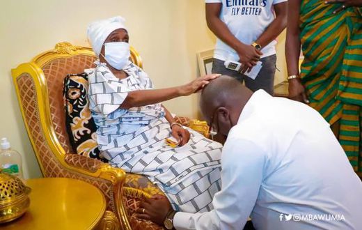Nana Ama Konadu Yiadom blesses Bawumia