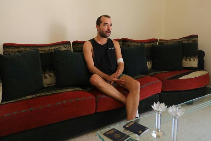 Sharbel Hasbany, a 29-year-old makeup artist, is determined to leave Lebanon, having resisted his mother's pleas to do so for years