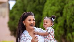 Nana Ama McBrown and daughter on 43rd birthday outreach