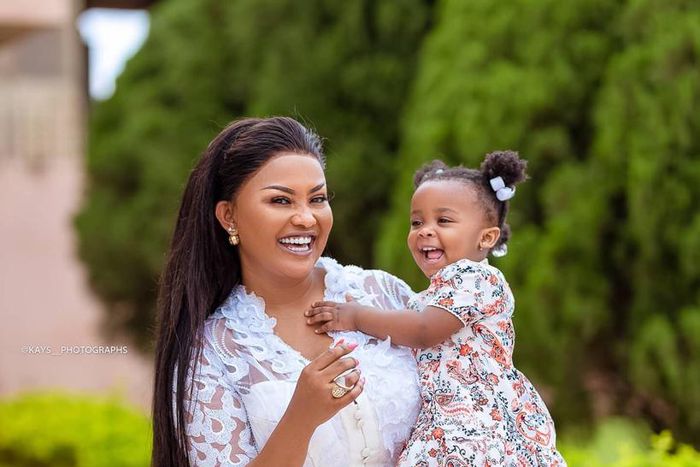 Nana Ama McBrown and daughter on 43rd birthday outreach