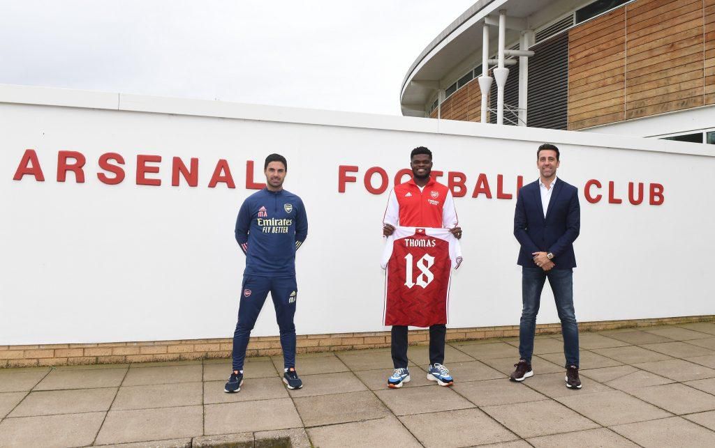 Thomas Partey joined Arsenal in the summer