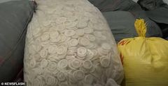 Police seize 324,000 used condoms after raiding a company repackaging them for sale
