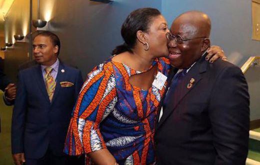 Nana Addo and Rebecca Akufo-Addo