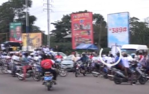 Okada riders flood the streets as Bawumia embarks on Accra tour