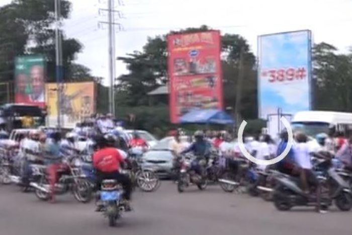 Okada riders flood the streets as Bawumia embarks on Accra tour