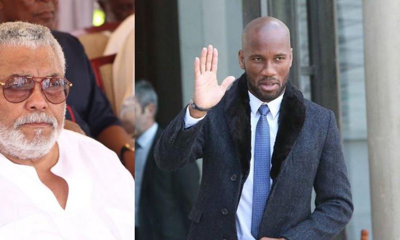 ‘He worked hard for social transformation’ – Didier Drogba’s eulogy of Rawlings