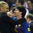 Pep Guardiola was Lionel Messi's manager at Barcelona