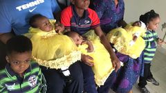 Woman gives birth to a baby girl 5 months after having a set of twins