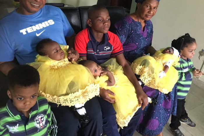 Woman gives birth to a baby girl 5 months after having a set of twins