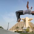 Parkour has found a small but committed following in Qatar, despite evening temperatures that hover around 40 degrees Celsius (104 Fahrenheit) in summer