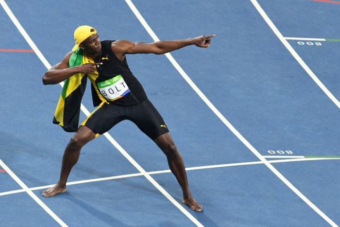 Jamaica's Usain Bolt, shown here during the Rio Olympic Games in 2016, says he is quarantining after a COVID-19 test - but did not say if he had received any results