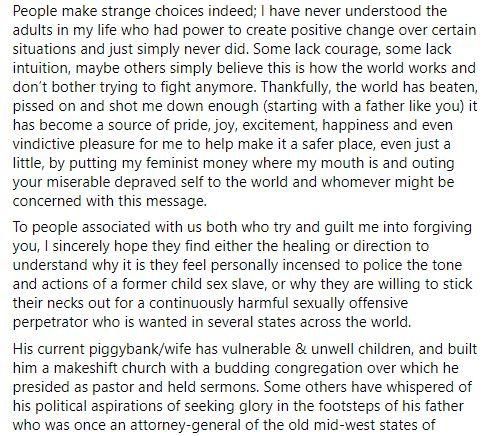 Lady accuses her father who’s a pastor of repeatedly raping her