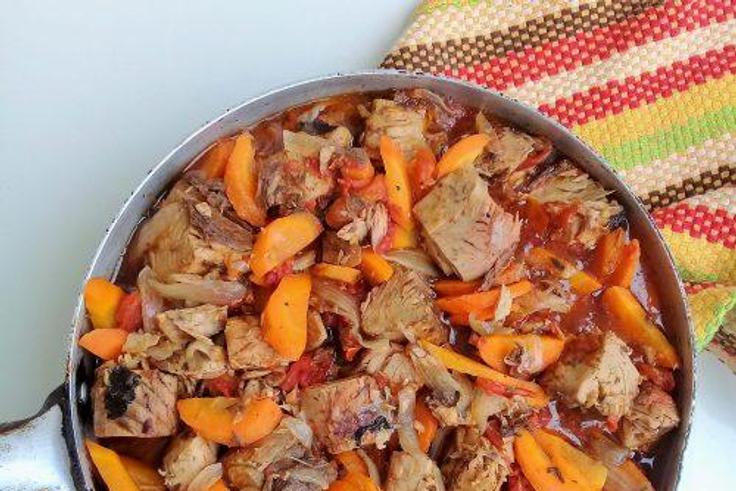 Tuna cabbage stew