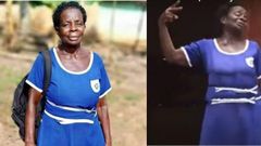 I had accident on her way to buy school uniform and lost my teeth - “Auntie School Girl” tells BBC