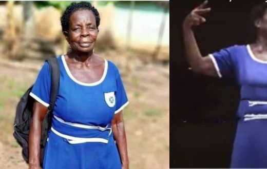 I had accident on her way to buy school uniform and lost my teeth - “Auntie School Girl” tells BBC