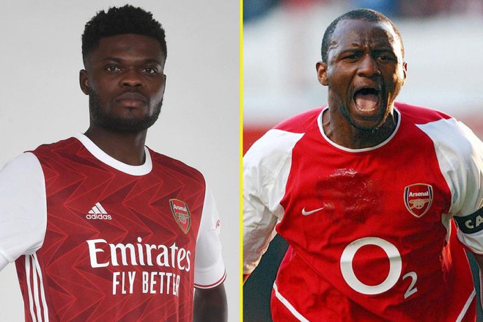 Thomas Partey and Patrick Vieira