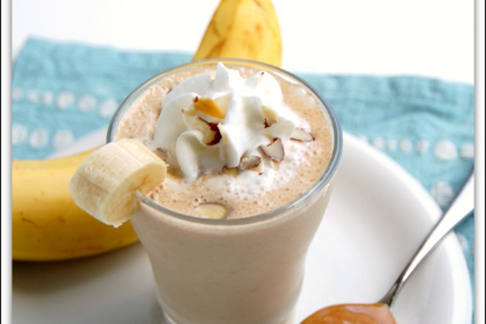 Peanut butter banana smoothie