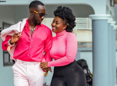 Okyeame Kwame and his wife