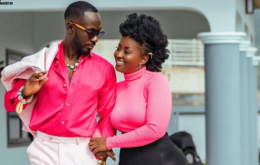 Okyeame Kwame and his wife