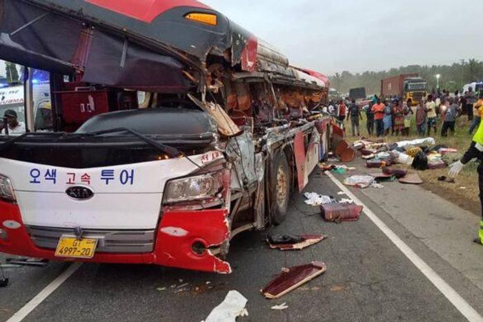 Gory accident at Kyekyewere