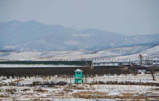 The US said the North had introduced a new 'buffer zone, one or two kilometers up on the Chinese border'