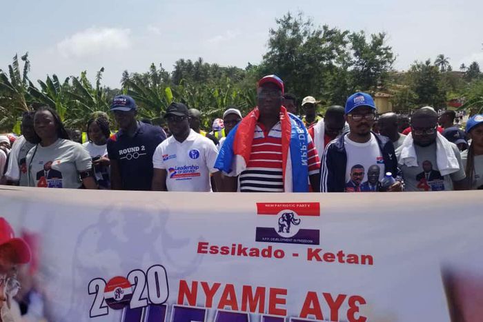 Thousands take over Essikado-Ketan streets with Joe Ghartey