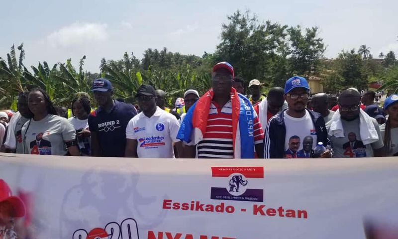 Thousands take over Essikado-Ketan streets with Joe Ghartey