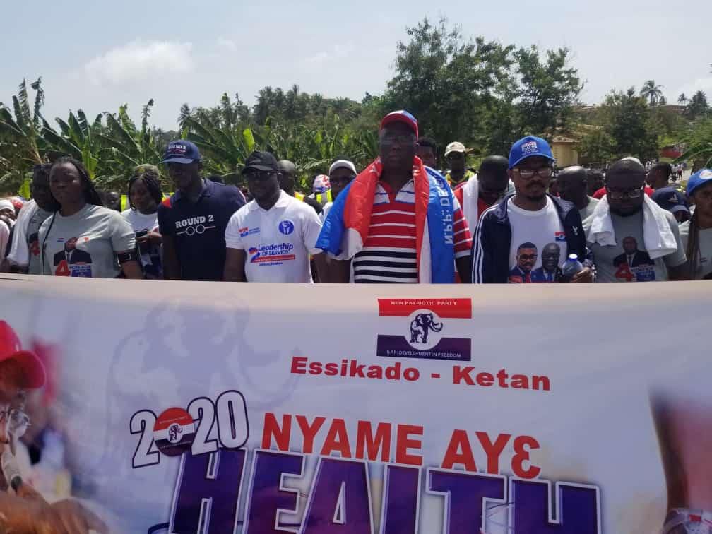 Thousands take over Essikado-Ketan streets with Joe Ghartey