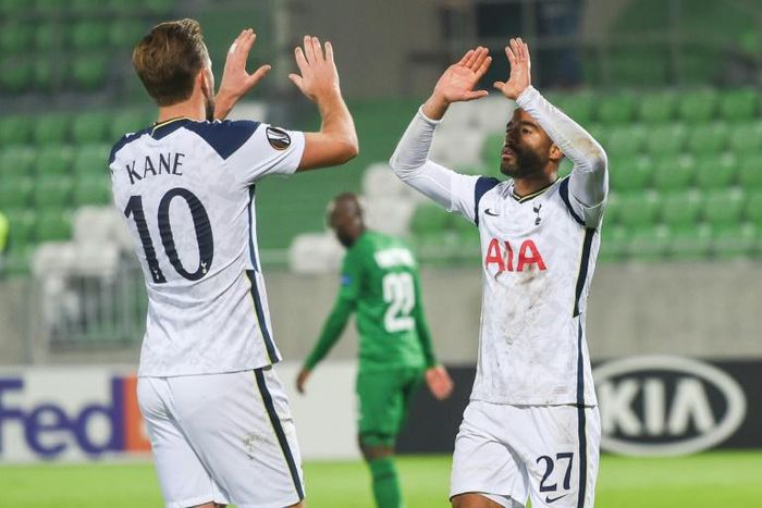 Harry Kane and Lucas Moura were both on the mark for Tottenham