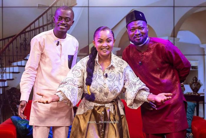 Lil Win, Nana Ama McBrown and Funny Face