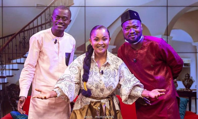 Lil Win, Nana Ama McBrown and Funny Face