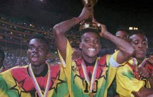 Amaniampong on the left