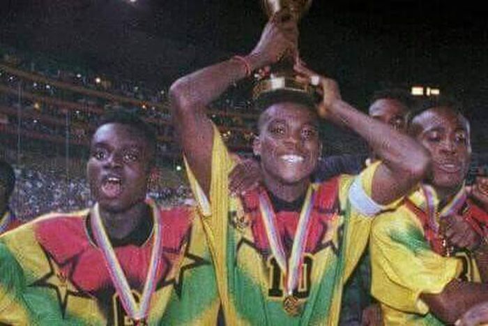 Amaniampong on the left