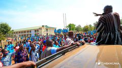 We also want to hear from you’ – Students block Bawumia to address them