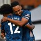 Arsenal's Pierre-Emerick Aubameyang scored in the win at Fulham