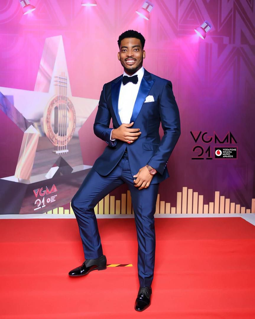 Actor James Gardiner on VGMA 2020 red carpet