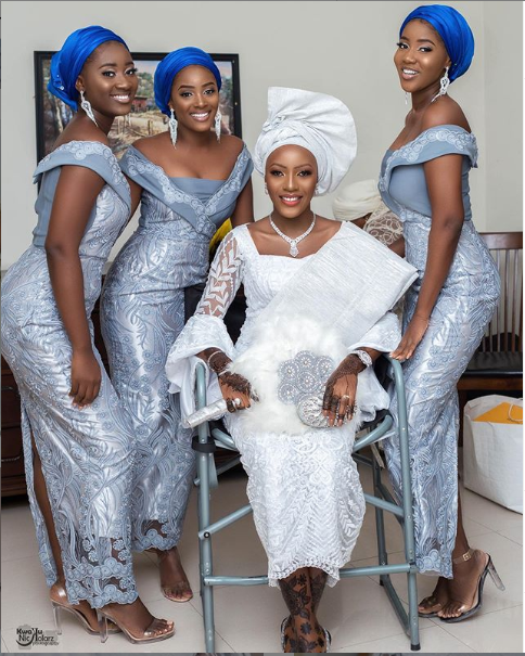 Habiba and her bridesmaids