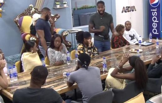 Housemates clashed over food this morning [Africa Magic]
