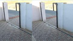 Family wakes up to realise the house gate is missing