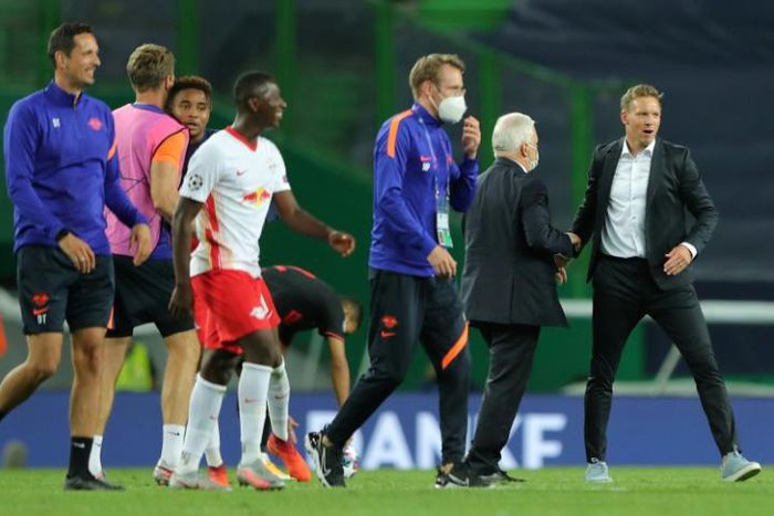 RB Leipzig boss Julian Nagelsmann, 33, will become the youngest coach to oversee a Champions League semi-final on Tuesday against Paris Saint-Germain in Lisbon