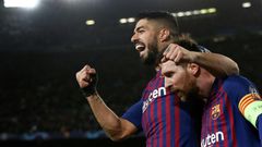 Suarez struck up a strong friendship with Messi at Barca