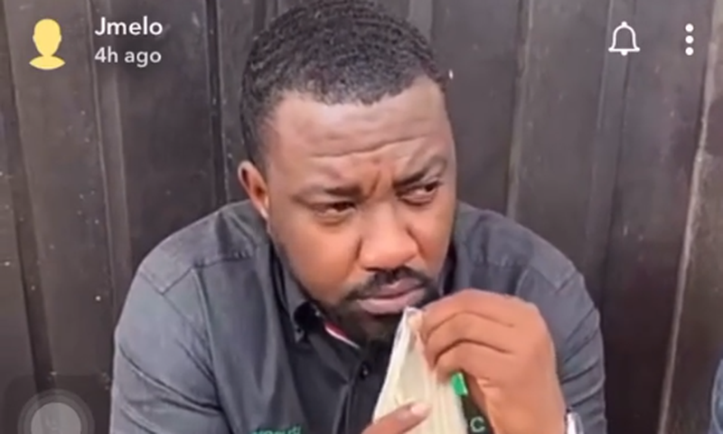 John Dumelo drinks Hausa Koko