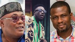 From Left: Late Willie Roi, Kurl Songx and Mark Okraku Mantey